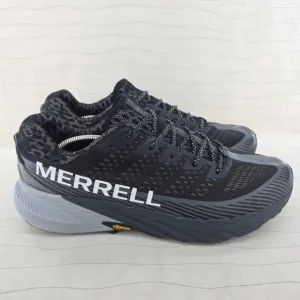 Merrell Mens Agility Peak 5 Black Gray Trail Hiking Shoes Sneakers J067759 Sz 13