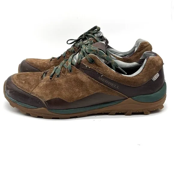 Merrell Men's Fraxion Stylish Suede Hiking Shoes Brown Sz 10 J32173