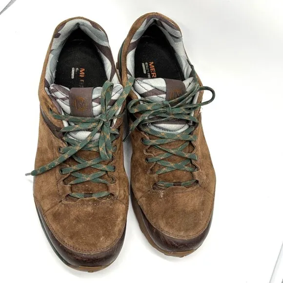 Merrell Men's Fraxion Stylish Suede Hiking Shoes Brown Sz 10 J32173
