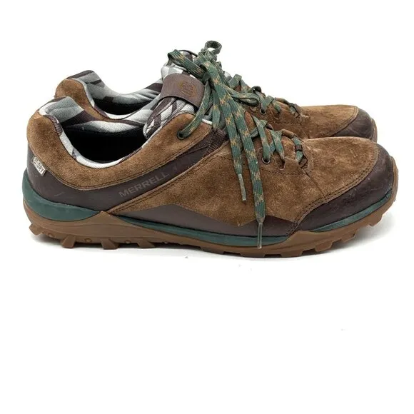 Merrell Men's Fraxion Stylish Suede Hiking Shoes Brown Sz 10 J32173
