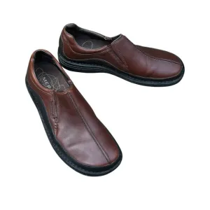 Merrell Men's Zen Redwood  Brown Leather Slip On Comfort Shoes  Size 10.5