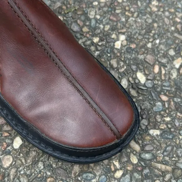 Merrell Men's Zen Redwood  Brown Leather Slip On Comfort Shoes  Size 10.5