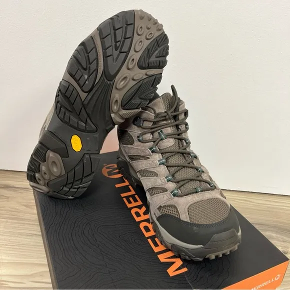 Merrell Moab 2 Mid Boulder Waterproof Hiking Shoes J033323W Men's Size 13W NIB