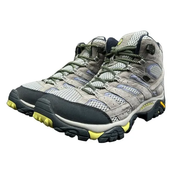 Merrell Moab 2 Mid Waterproof  Navy Hiking Shoe Navy Morning Women's Size 10.5