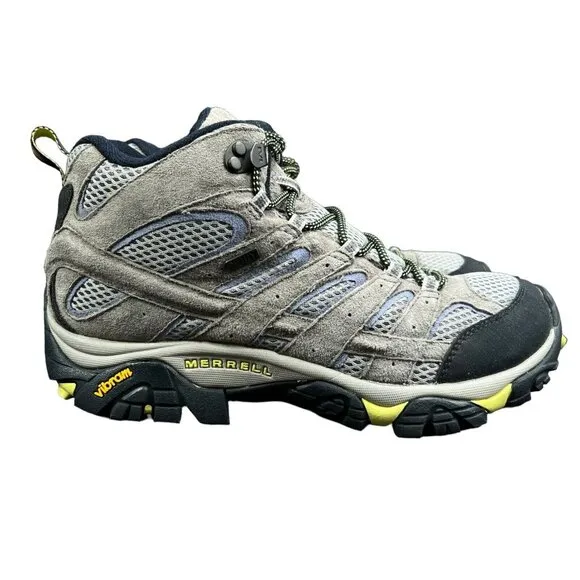 Merrell Moab 2 Mid Waterproof  Navy Hiking Shoe Navy Morning Women's Size 10.5