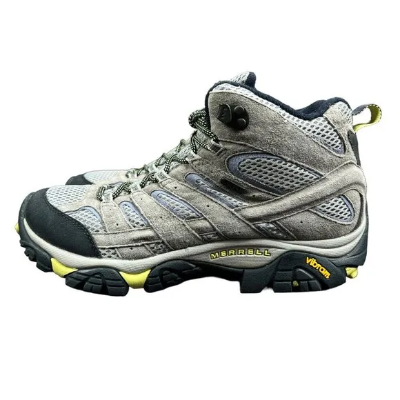 Merrell Moab 2 Mid Waterproof  Navy Hiking Shoe Navy Morning Women's Size 10.5