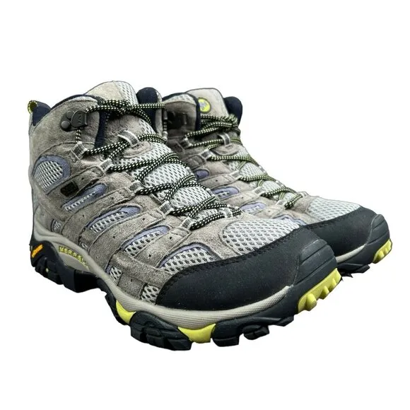 Merrell Moab 2 Mid Waterproof  Navy Hiking Shoe Navy Morning Women's Size 10.5