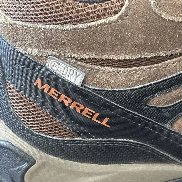 Merrell Shoes Mens Sz 13 Outmost Mid Vent Hiking Suede Lace Up Boots J09519