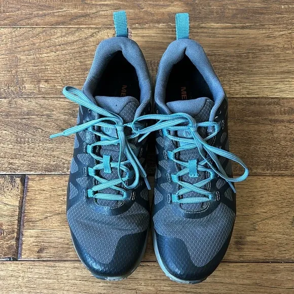 Merrell Siren 3 Vent Hiking Shoes Outdoor Active Sneakers Blue Smoke Women 7.5