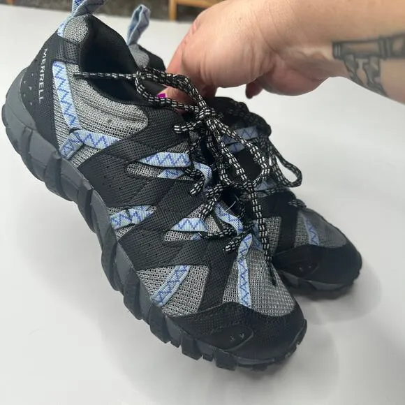 Merrell Waterpro Maipo 2 Blue Gray Black Hiking Shoes
