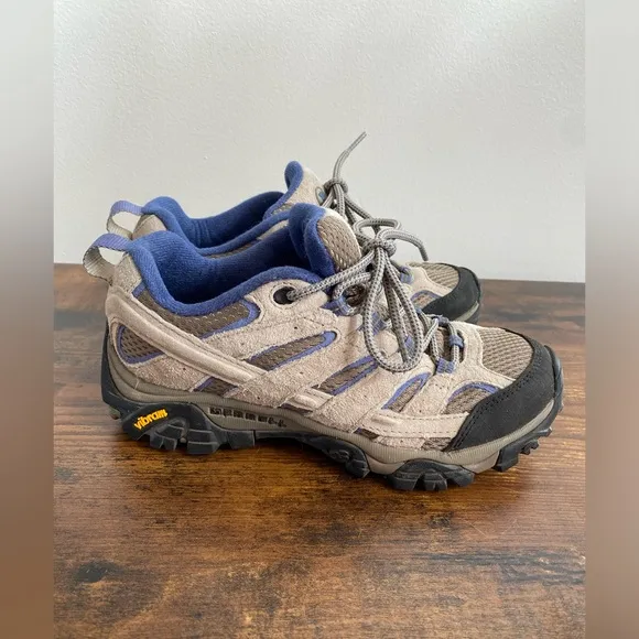 Merrell Women's MOAB 2 VENTILATOR Hiking Shoes Aluminum Marlin Size 6
