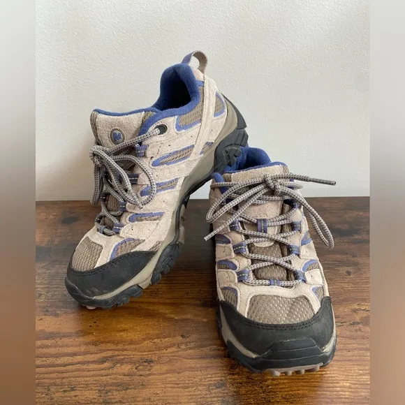 Merrell Women's MOAB 2 VENTILATOR Hiking Shoes Aluminum Marlin Size 6