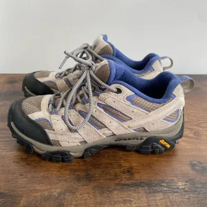 Merrell Women's MOAB 2 VENTILATOR Hiking Shoes Aluminum Marlin Size 6