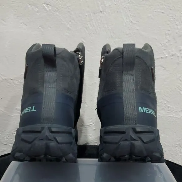 Merrell Thermo Snowdrift Mid Shell Snow Boot In Gray Mens Size 9.5