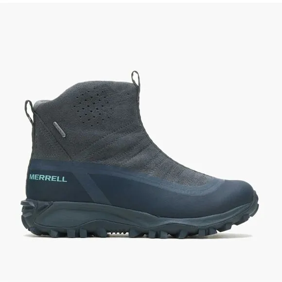 Merrell Thermo Snowdrift Mid Shell Snow Boot In Gray Mens Size 9.5