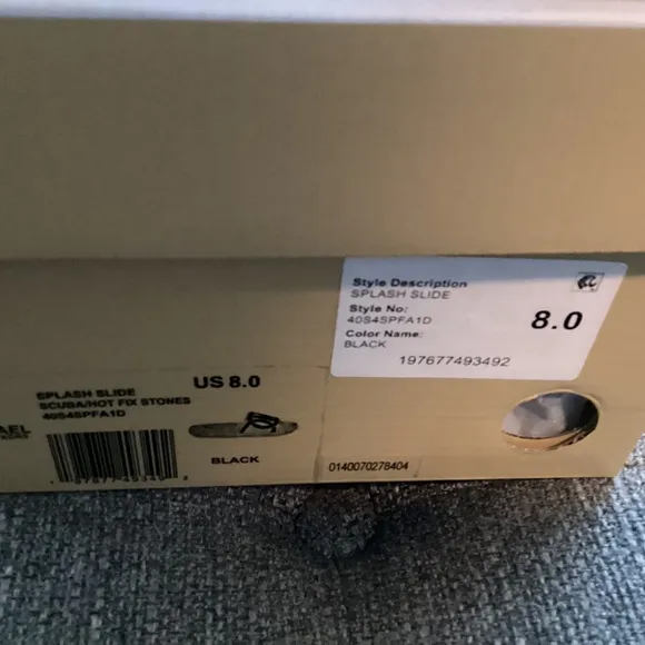 Michael Kors MICHAEL MMK Splash Slide Sandals, size 8