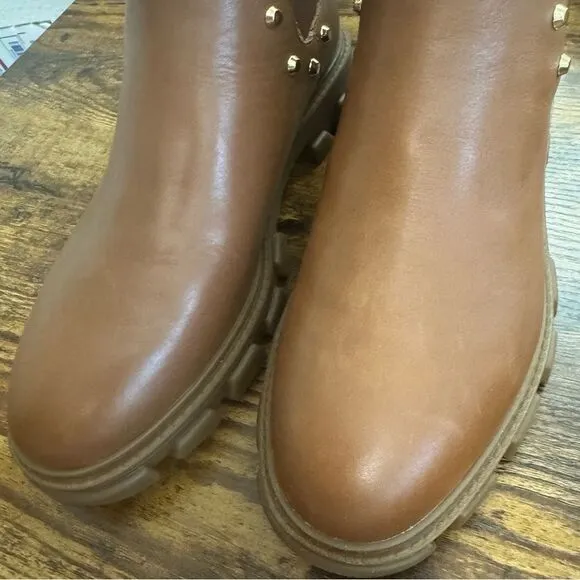 Michael Kors Ridley Astor Stud Leather Boot-Size 7.5 NIB