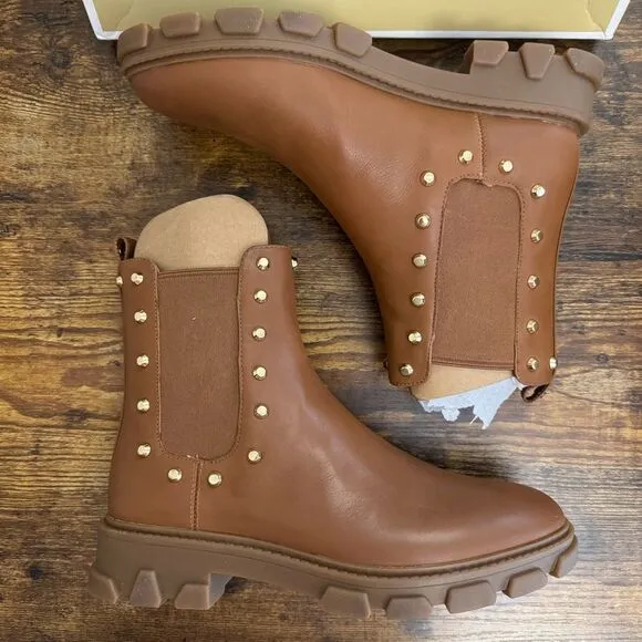 Michael Kors Ridley Astor Stud Leather Boot-Size 7.5 NIB
