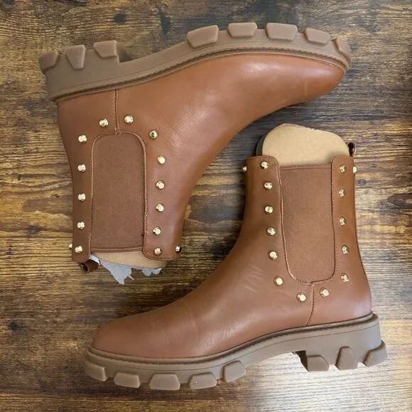 Michael Kors Ridley Astor Stud Leather Boot-Size 7.5 NIB