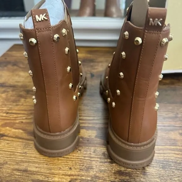 Michael Kors Ridley Astor Stud Leather Boot-Size 7.5 NIB