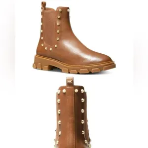 Michael Kors Ridley Astor Stud Leather Boot-Size 7.5 NIB