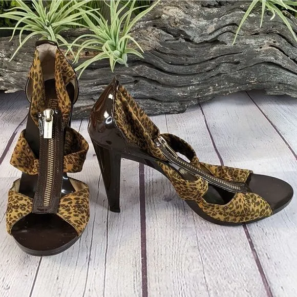 Michael Kors &quot;Berkley&quot; T-Strap Sandals Heels