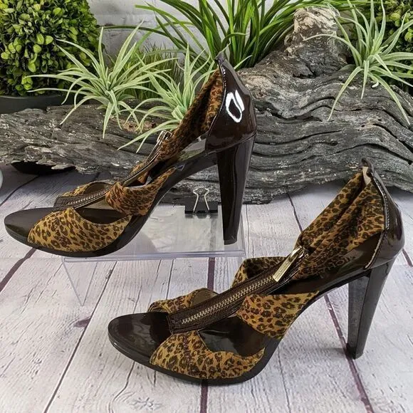 Michael Kors &quot;Berkley&quot; T-Strap Sandals Heels