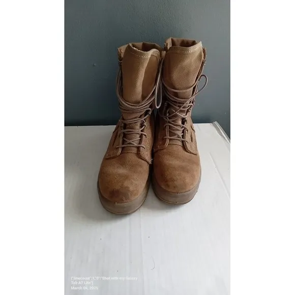 Military Style Boots Combat Tactical Work Hiking Suede Leather