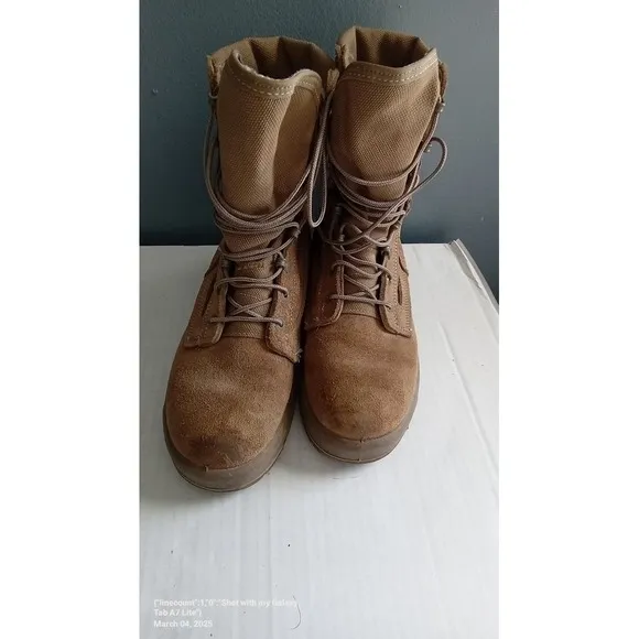 Military Style Boots Combat Tactical Work Hiking Suede Leather