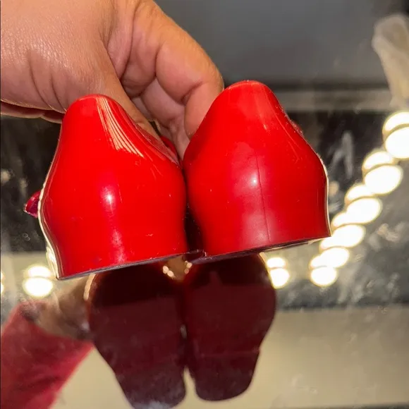 Mini melissa Red Kids Shoes with Bow