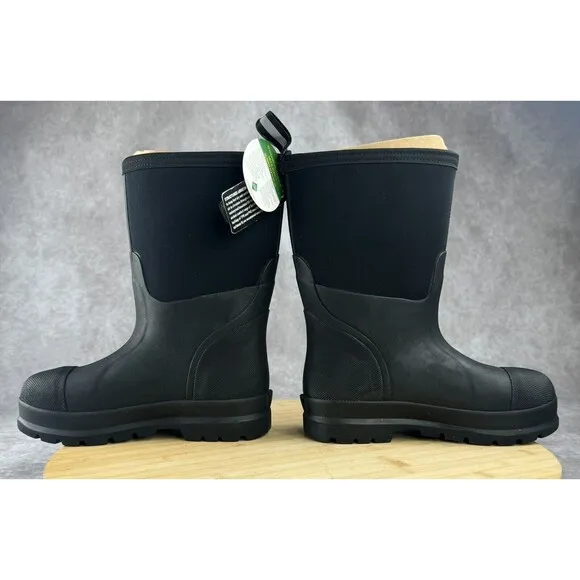 Muck Chore Classic CHM-000A Unisex Adult Black Mid Calf Work Boots Size M5 W6