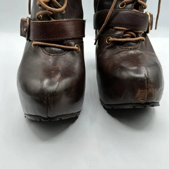 Multi-Buckled Miista ‘Andee’ Platform Boots SZ 37 US 7