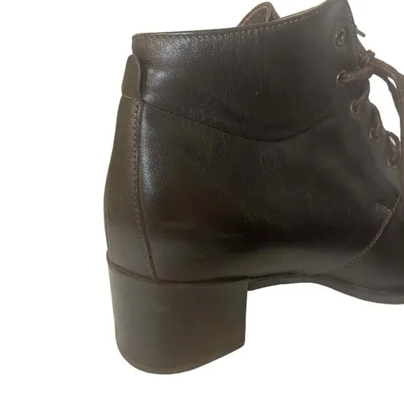 Naot Brown Women’s Lace Up Ankle Boots Size 37