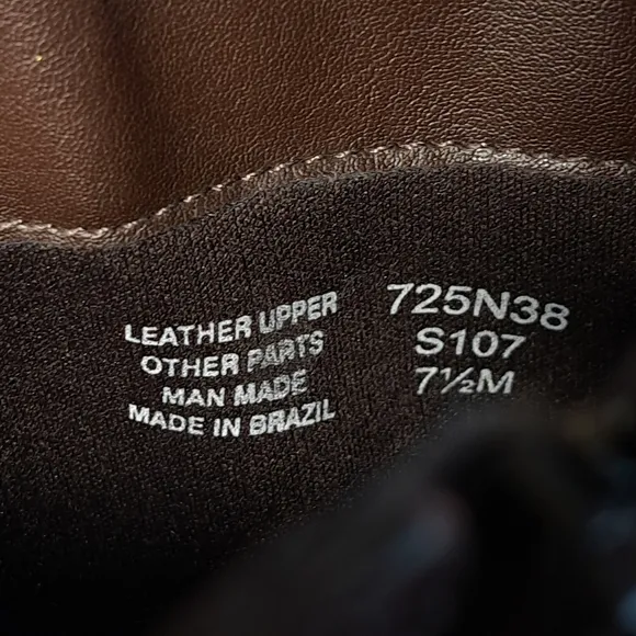 Naturalizer Women's Boots Brown Leather Knee-High Wide-Calf‎  7 1/2 M
