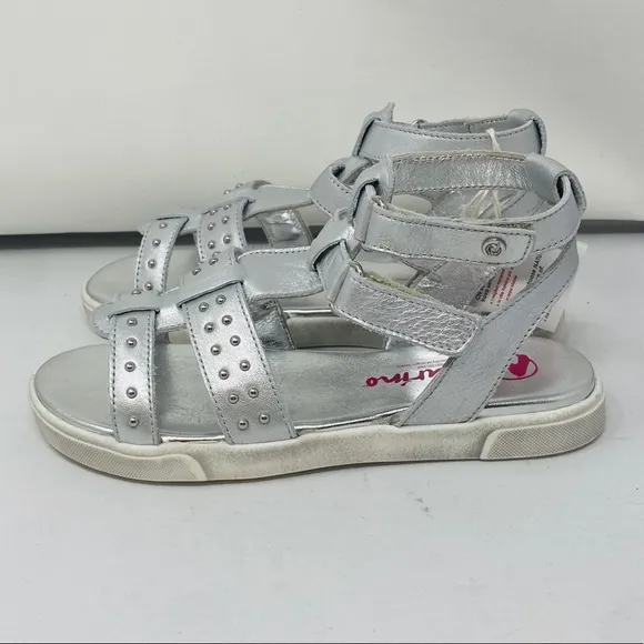 NATURINO**Silver Gladiator Sandals**US 3.5 $105