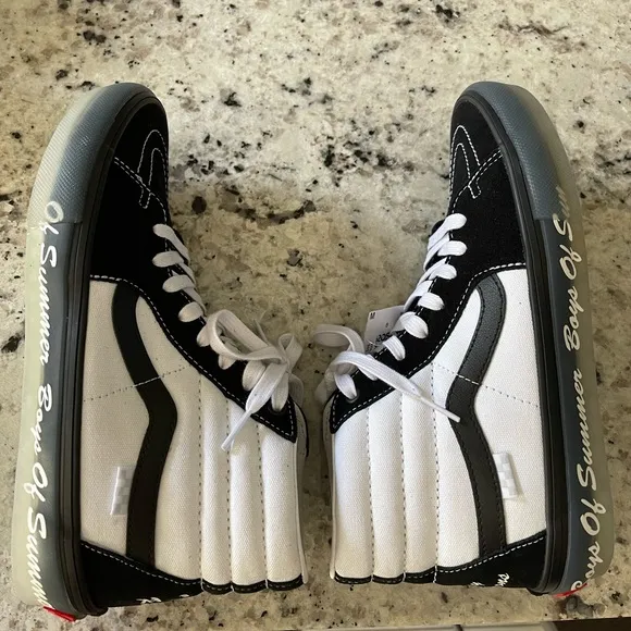 NEW 9 Vans Sk8-Hi VCU Skate Shoe Boys of Summer High tops Street Wear skate Rad