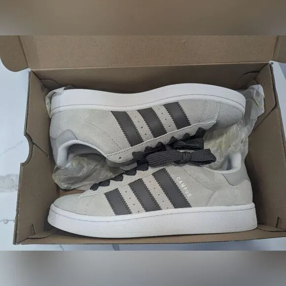 New Adidas Campus 00s Shoes sneakers suede leather Grey Two/Charcoal/Cloud 10.5