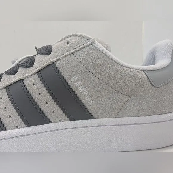 New Adidas Campus 00s Shoes sneakers suede leather Grey Two/Charcoal/Cloud 10.5