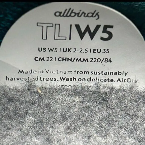 New AllBirds Tree Loungers TL Comfort Sneaker Women's Shoes Slip On Size W5‎