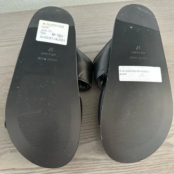 NEW Anine Bing Sid Black Sandals‎