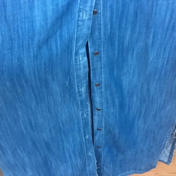 NEW‎ Anthropologie cloth &amp; stone chambray midi