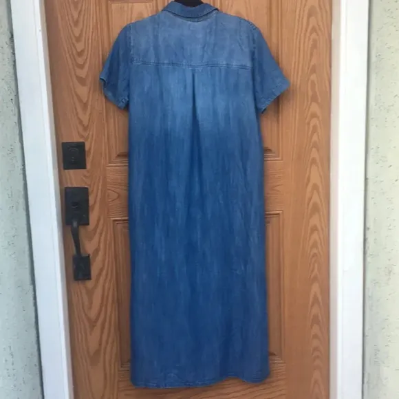 NEW‎ Anthropologie cloth &amp; stone chambray midi