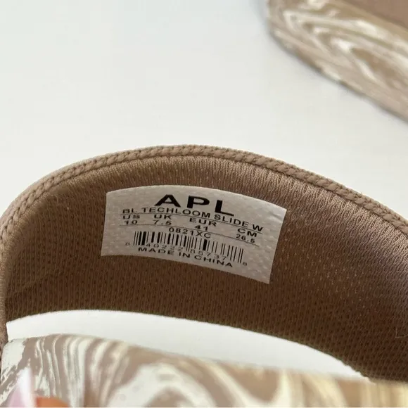 New! APL Women BL Techloom Slide Sandals, Size 10