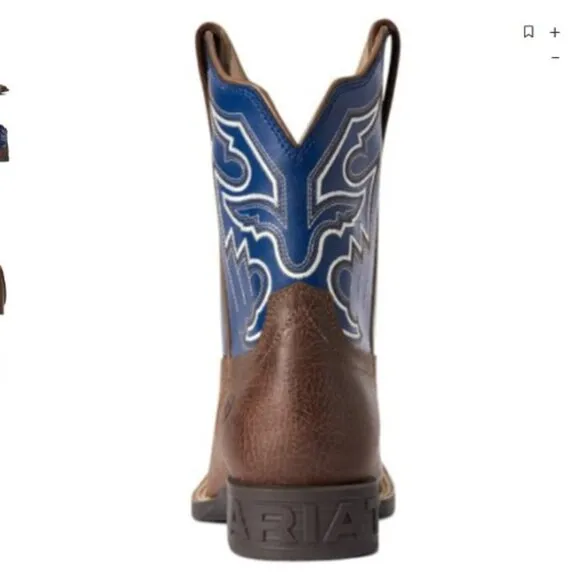 NEW! Ariat Boys' Sorting Pen Western Boots - Square Toe - Size 13