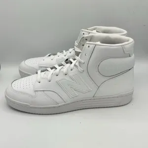New Balance 480 Triple White BB480COC Hi top Sneaker skate Shoes Mens 9 D