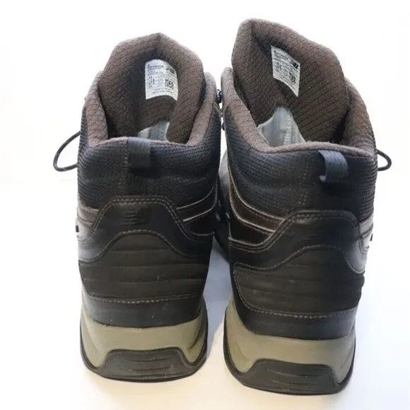 New Balance Boots Mens Size 13 MW1400DB Brown‎ Leather Lace Up Mid Waterproof