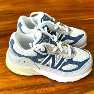 New Balance Kids' 990 Sneakers - Blue and Gray