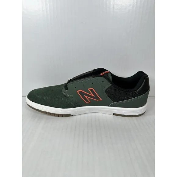 New Balance Numeric 425 Men's Forest Green Orange Low Skate Shoes Size 9.5 NEW