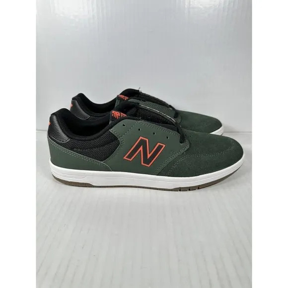 New Balance Numeric 425 Men's Forest Green Orange Low Skate Shoes Size 9.5 NEW
