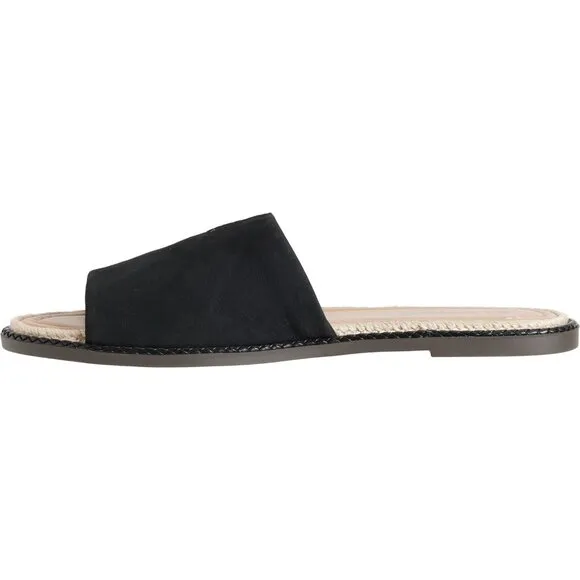 NEW Blondo Emilia Slide Sandals - Suede For Women Black